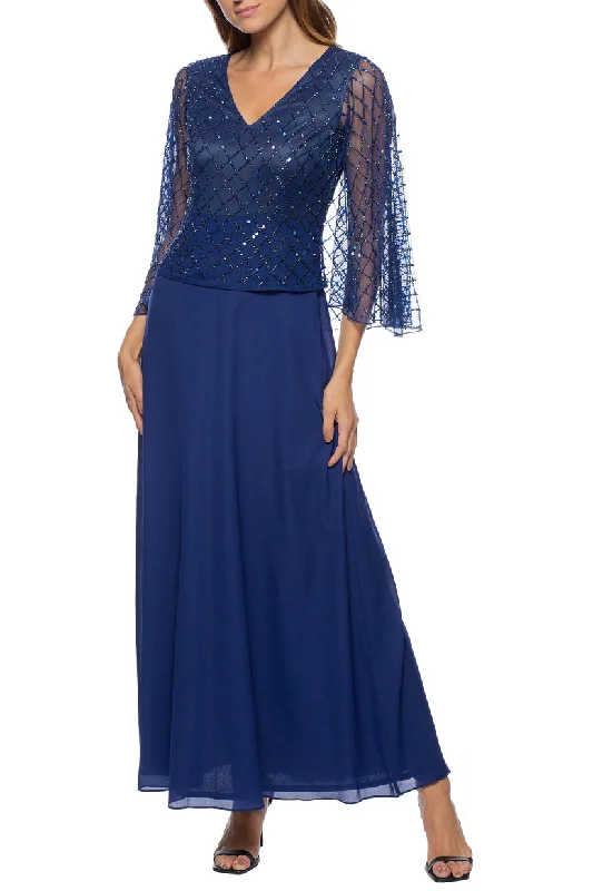 TightenMarina 267902 Long Beaded Mother of the Bride Formal Capelet Dress