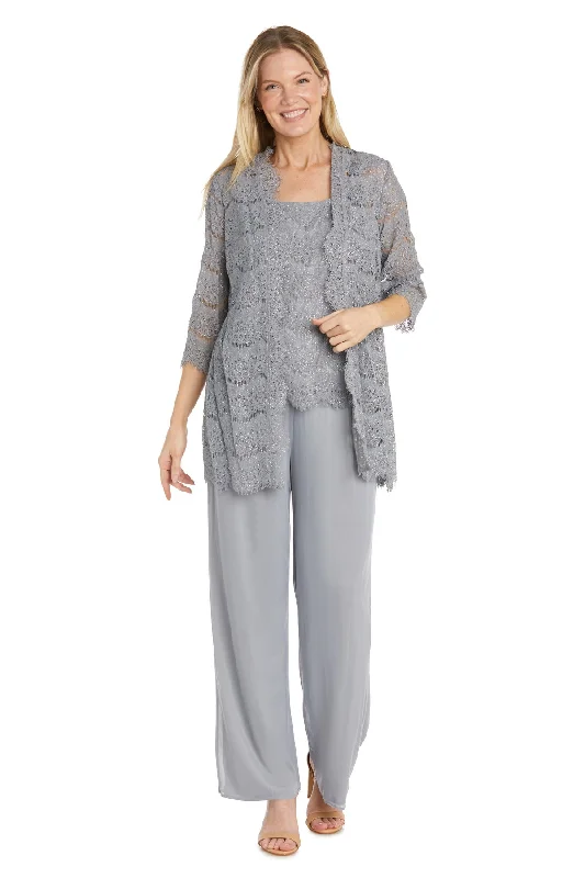 TightcornerR&M Richards 9846P Long Formal Duster Petite Pant Suit