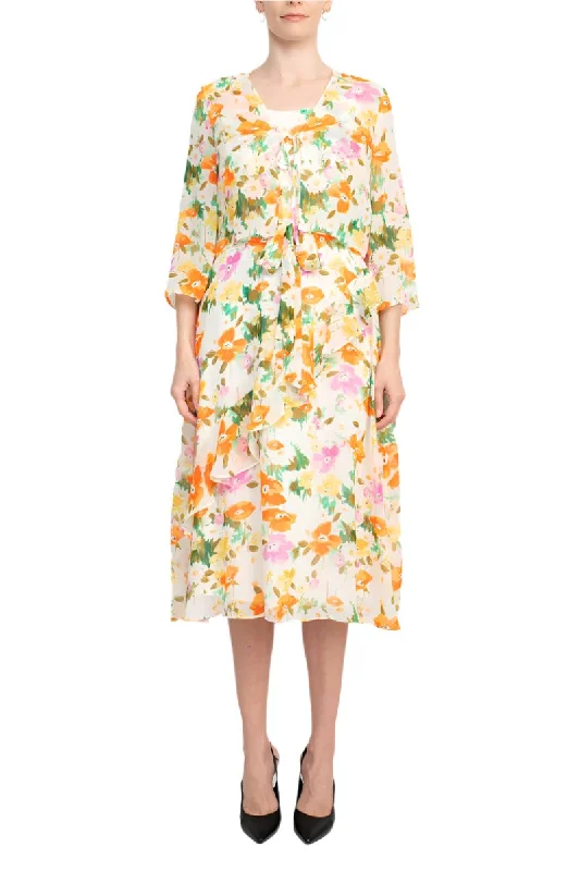 TightwadMaison Tara 27173MA Short Floral Mother of the Bride Jacket Dress