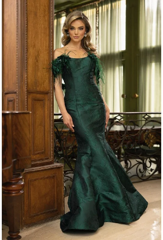 TightgarterTerani Couture 242E3160 Long Mermaid Formal Prom Dress