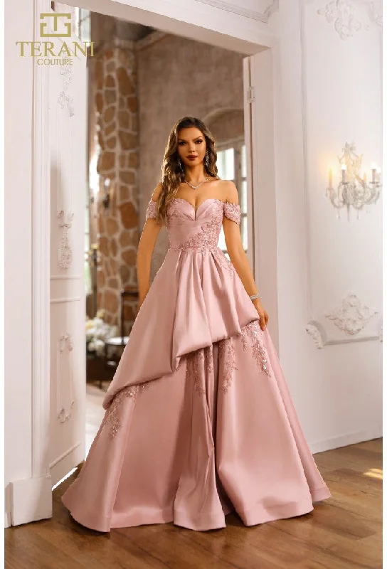 TightstructureTerani Couture 251M4062 Long Ball Gown Formal Prom Dress