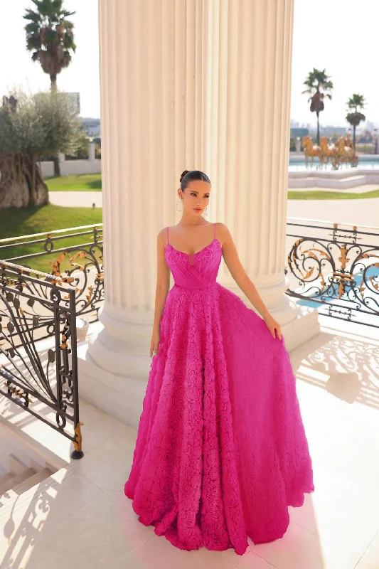 TightsyncTina Holly TY300 Long A Line Ball Gown Formal Prom Dress