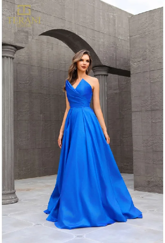 TightstrapTerani Couture 251P4060 Long A Line Evening Formal Prom Dress