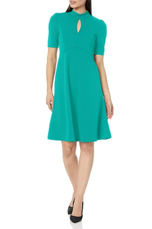 TightoffenseLondon Times T6478M Short Puff Sleeve Cocktail Dress