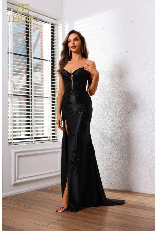 TightshipTerani Couture 251P4541 Long Fitted Formal Bodycon Prom Dress