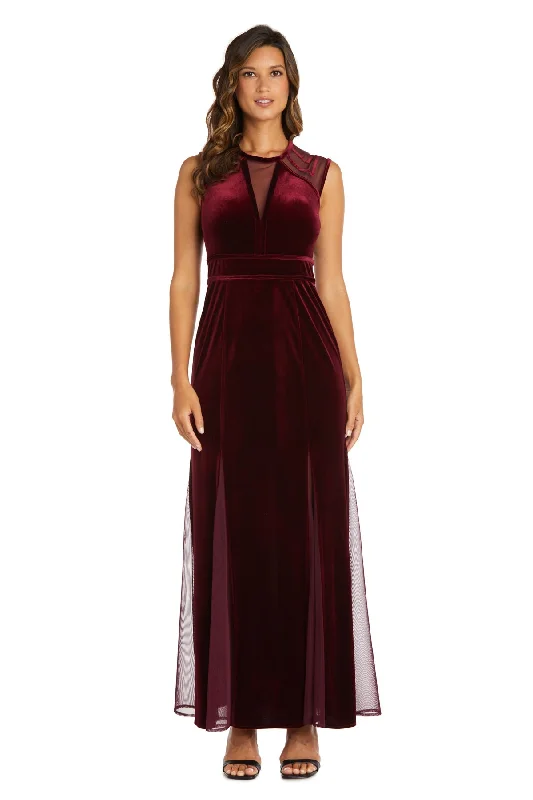 TightloopNightway 21983P Velvet Long Formal Petite Dress