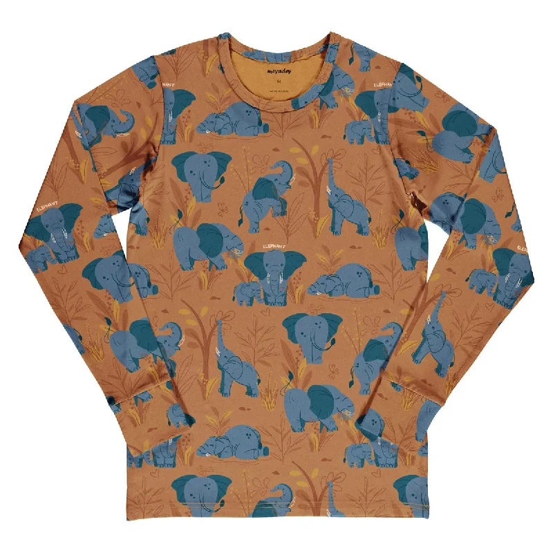 Meyadey Adult Elephant Clan Long Sleeve Top