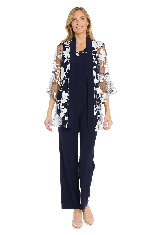 TightgameR&M Richards 1992 Floral Long Formal Pant Suit