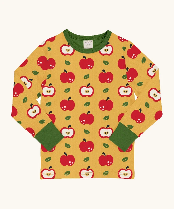 Maxomorra Apple Long Sleeve Top