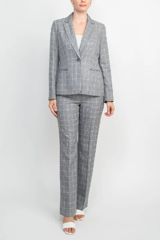 TightperformanceLe Suit 50040123 Long Formal Two Piece Set Jacket Pant Suit