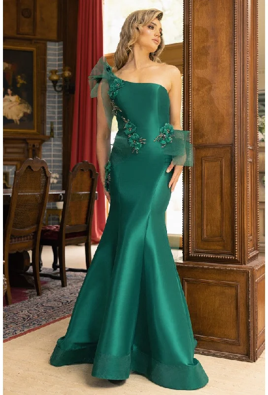 TightlippedTerani Couture 242E3114 Mermaid Long Formal Prom EveningDress