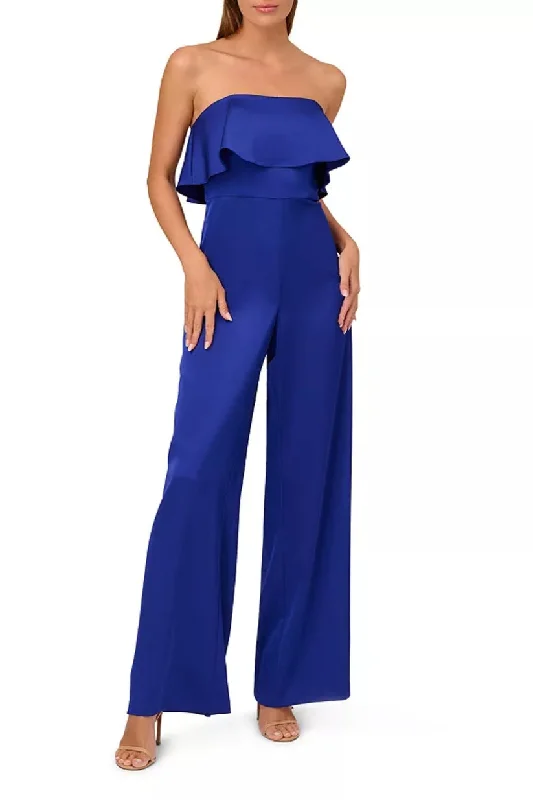 TightsyncLiv Foster ML1E208227 Long Ruffle Formal Evening Jumpsuit