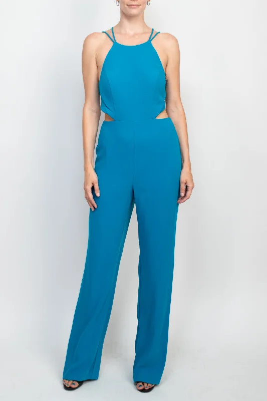 TighthuddleAidan Mattox MN1E204053 Long Fitted Formal Jumpsuit