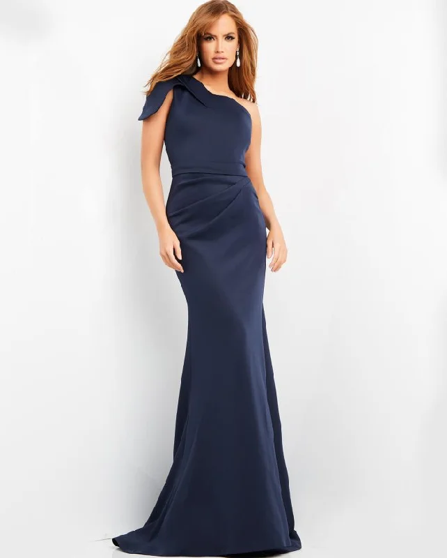 TightknitJovani 06753 Long Mermaid Formal Prom Dress