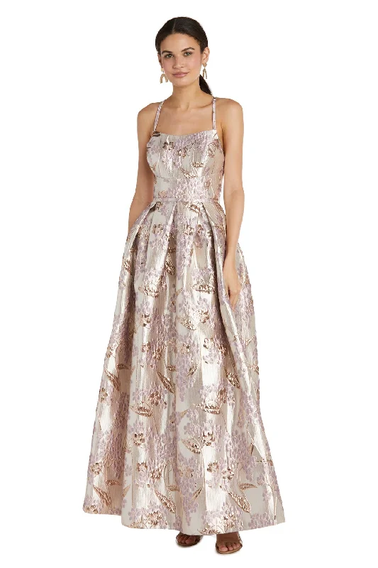 TighttailorMorgan & Co 12788 Long Floral Formal Prom Dress