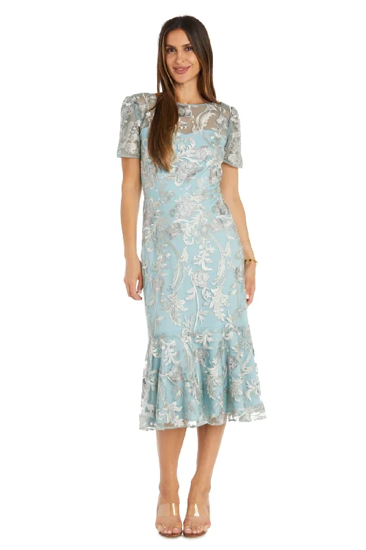 TightensembleR&M Richards 1778P Short Floral Cocktail Petite Dress