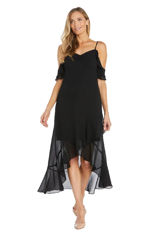 TightbootR&M Richards 6170 High Low Ruffle Formal Dress