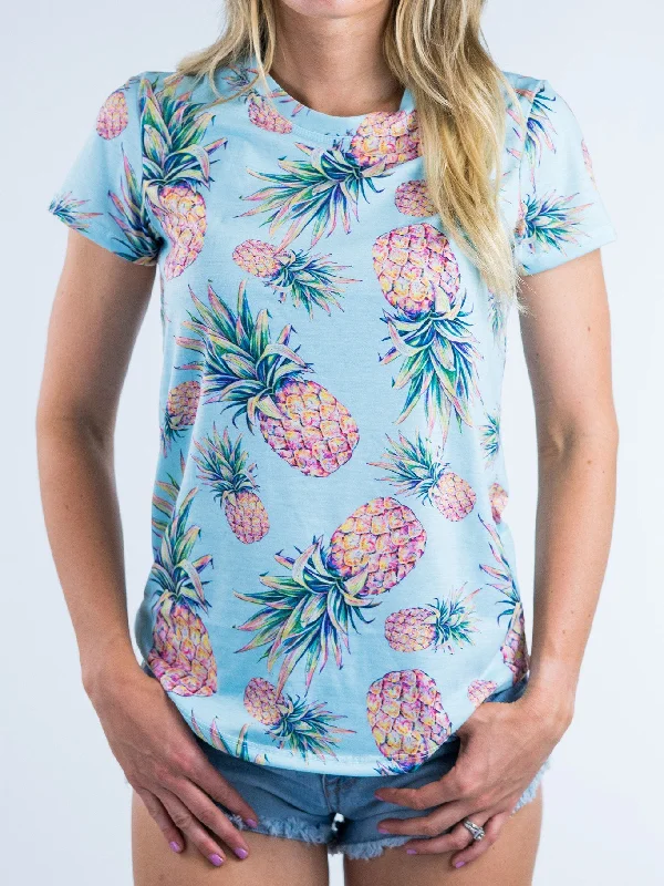 Pastel Pineapple Women's CrewCrewneckmoment