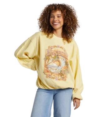 Women's Billabong Aloha Kendal CrewCrewneckdurable