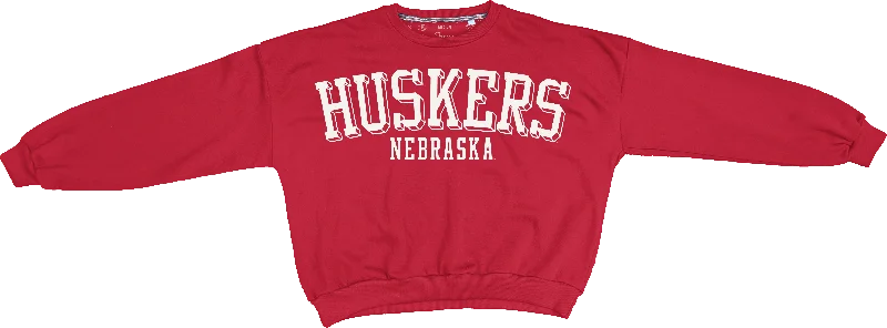 Women's Nebraska Huskers Semi Pro Janise CrewCrewneckfan