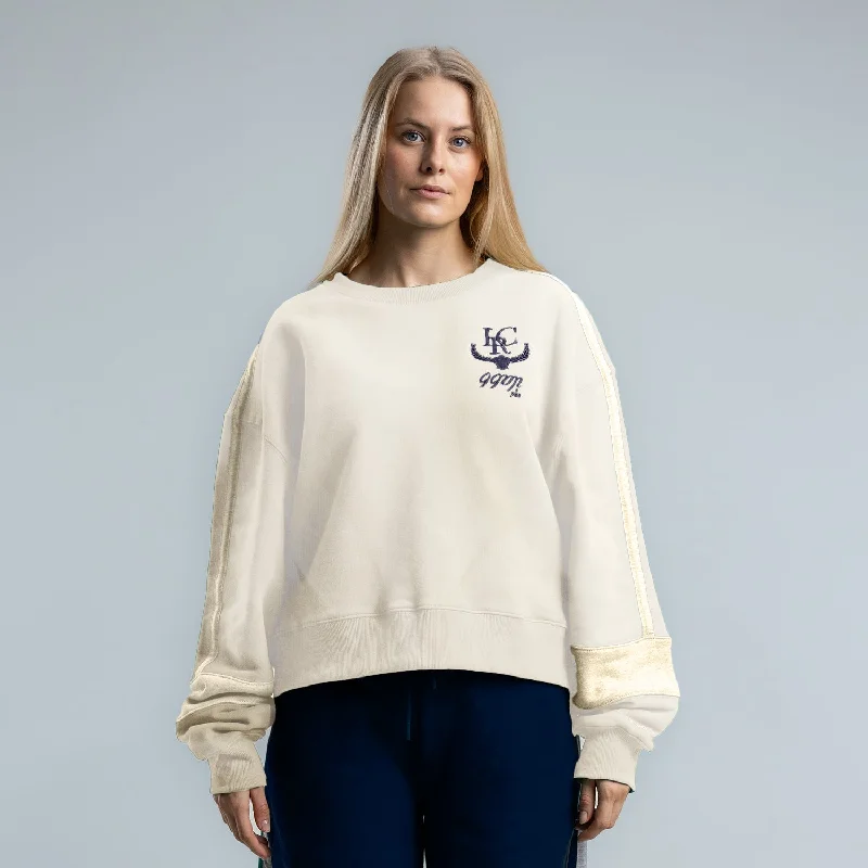 Irc Extra Crew Women's OFF WHITE/MISTCrewneckprint