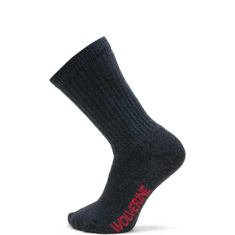 Men's 4-Pack Full Cushion Cotton Crew Sock - BlackCrewneckunity