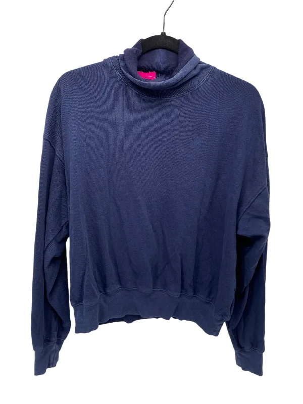 J Crew Misses Size Small Navy LS BlouseCrewneckstyle