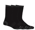 Midweight Cotton Blend Crew Sock 3-Pack - BlackCrewneckfan