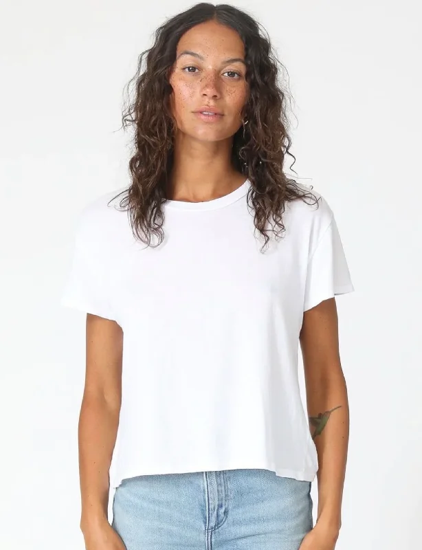 Harley Boxy Crew Tee, WhiteCrewneckclassic