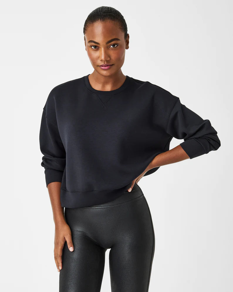 Spanx AirEssentials Black CrewCrewnecklinen