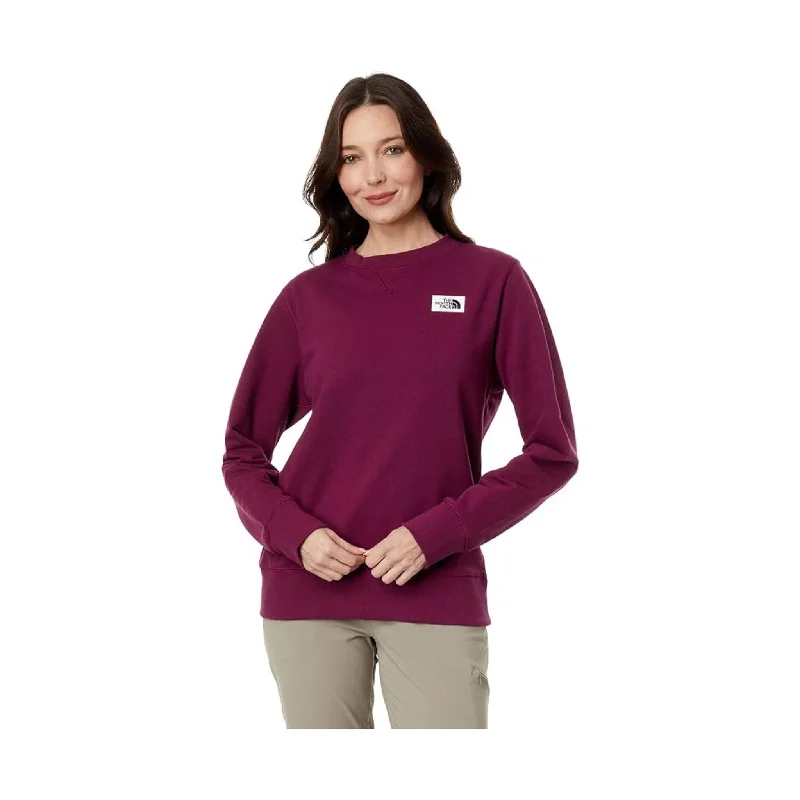 The North Face Women's Heritage Patch Crew - BoysenberryCrewneckpattern