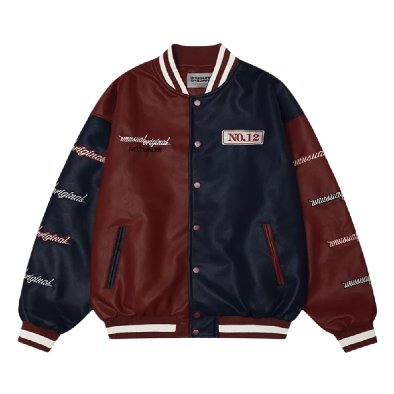 Canvas JacketsDesign Letter Embroidered Baseball Jacket