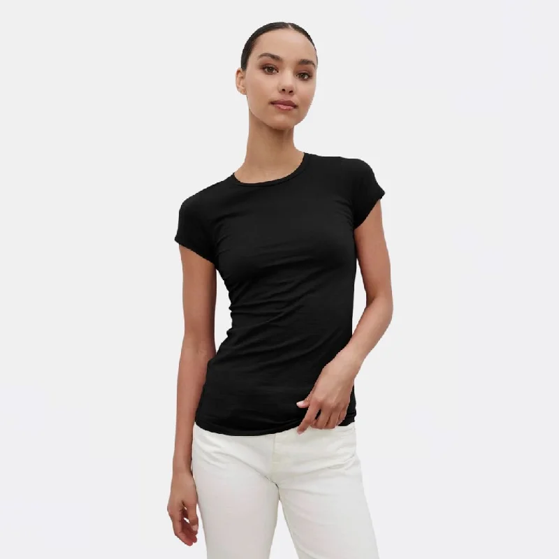 Jemma Gauzy Whisper Classics Crew TeeCrewneckdetail