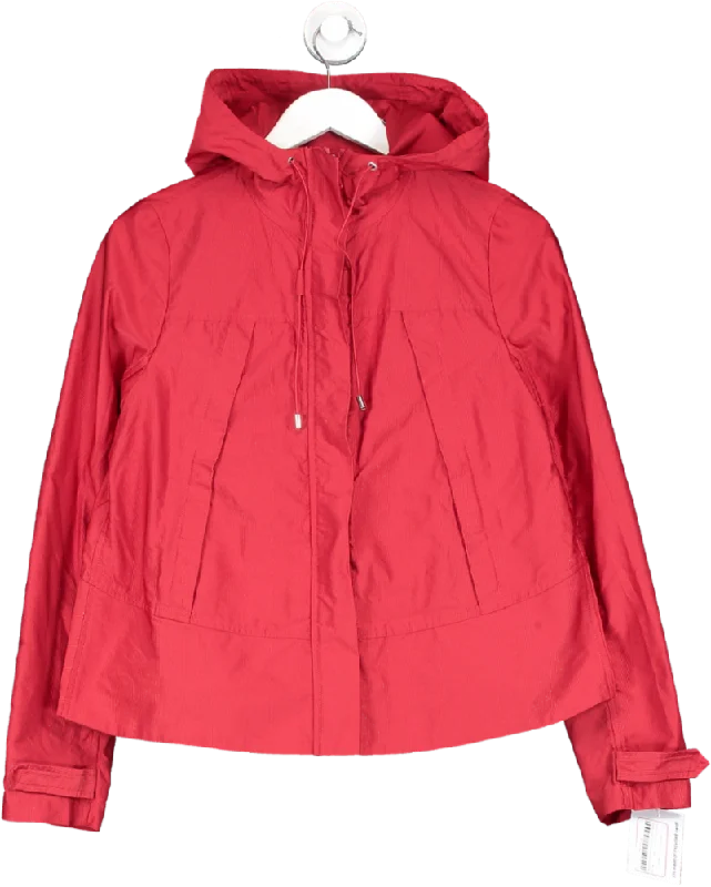 Embellished JacketsLand's End Red Hooded Lightweight Jacket UK 6