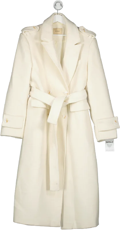 Lounge JacketsM-Kae Cream Kelby Coat UK L