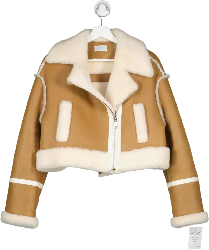 Statement JacketsTwenty Fall Brown Shearling Jacket UK L