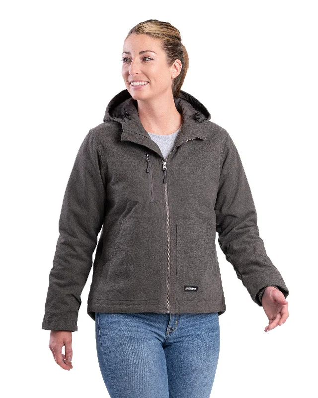 Cycling JacketsWomen's Heathered Duck Hooded Jacket