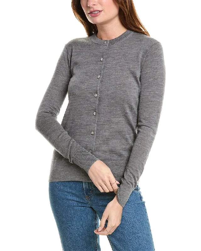 Brooks Brothers Wool CardiganStatement Knit Tops