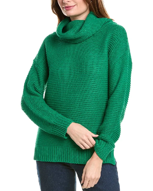 FATE Cowl SweaterFrench Terry Knit Tops