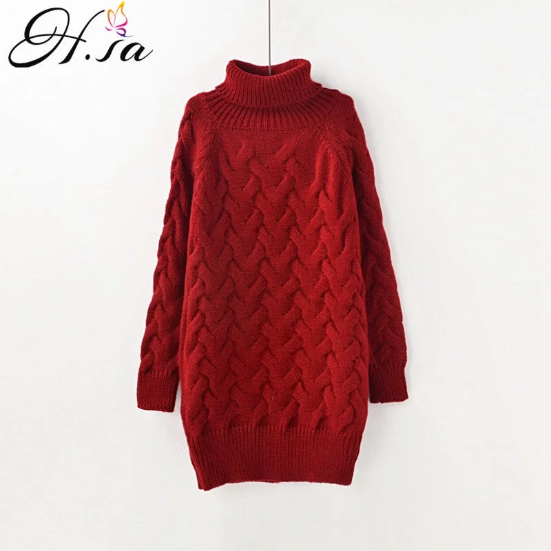 H.SA - Women SweaterHip-Hop Knit Tops