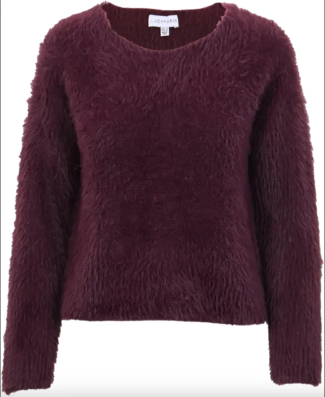 Laramie Fuzzy SweaterLounge Knit Tops