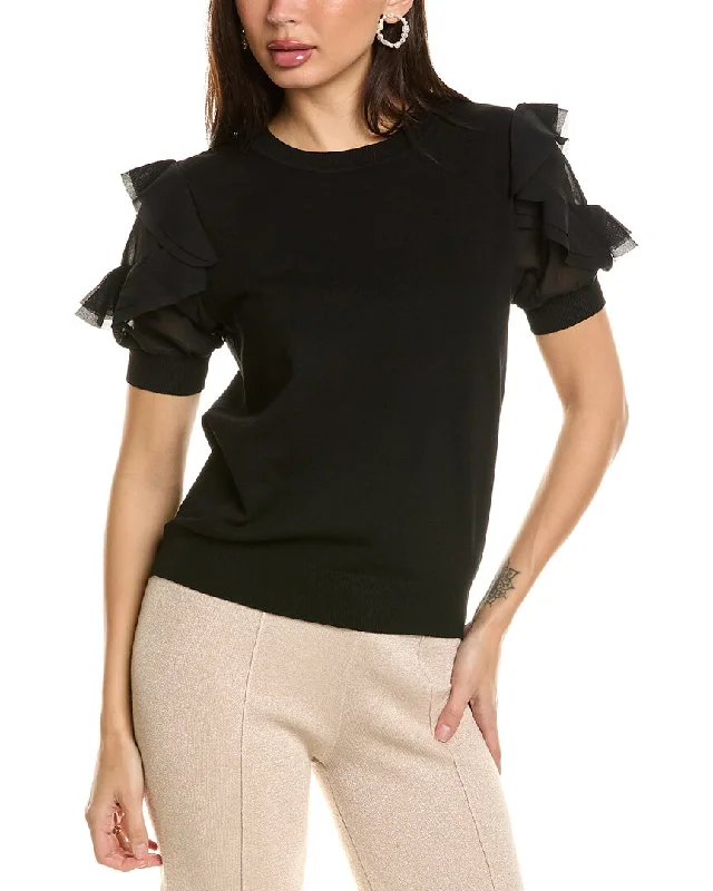 Nanette Nanette Lepore SweaterFleece Knit Tops