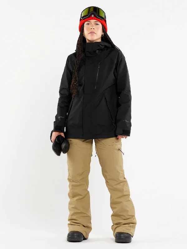 Womens V.Co Aris Insulated Gore Jacket - BlackAsymmetrical Knit Tops