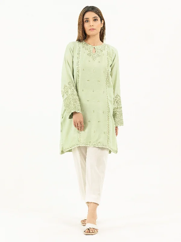 Satin Shirt-Embroidered (Pret)Wool Shirts