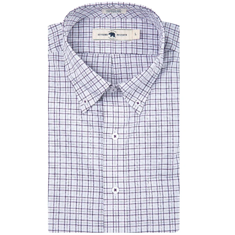 All Team Tattersall Button Down Shirt - PurpleCollaborative Shirts