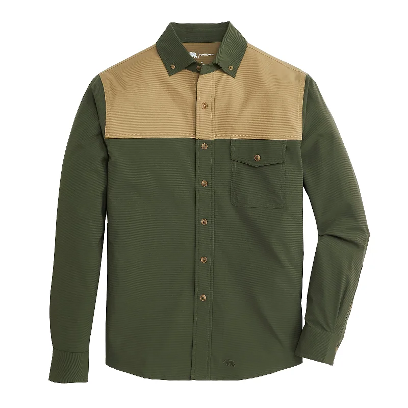 All Weather Shirt - OliveFormal Shirts