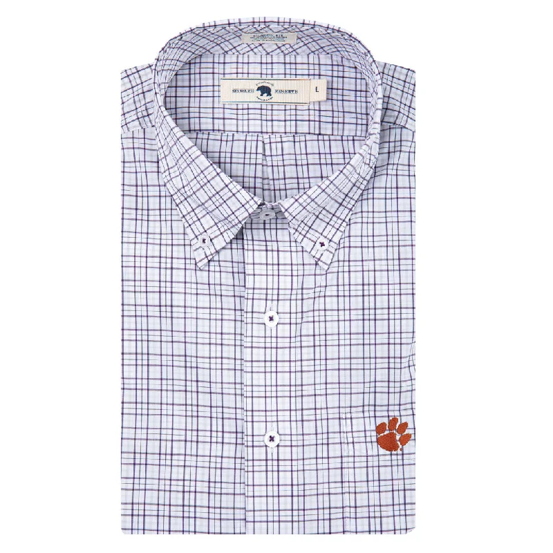 Clemson All Team Tattersall Button Down ShirtFishing Shirts