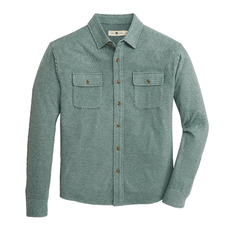 Trade Overshirt - Dark ForestButton-Down Shirts