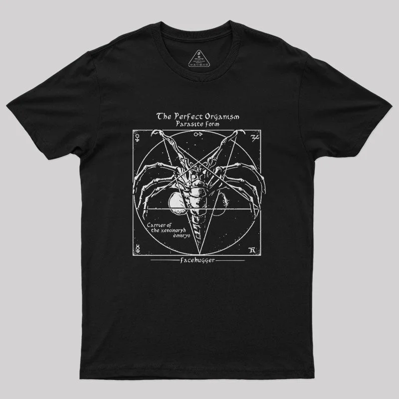 Alien Pentagram Nerd T-ShirtTrendy Tee