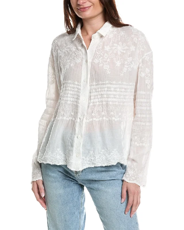 ANNA KAY Embroidered ShirtLongline Shirts